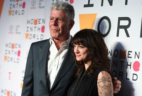 Anthony Bourdain with Asia Argento