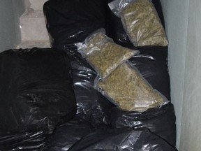 Cannabis seized by OPP and Toronto police on Sept. 1, 2021