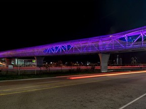 This image of the Pickering Pedestrian Bridge was taken from Metrolinx's website