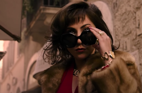 Lady Gaga in a scene from House of Gucci.