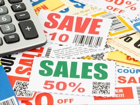 Coupons are pictured in this photo illustration.