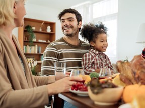 Thanksgiving meals often include a serving of politics.