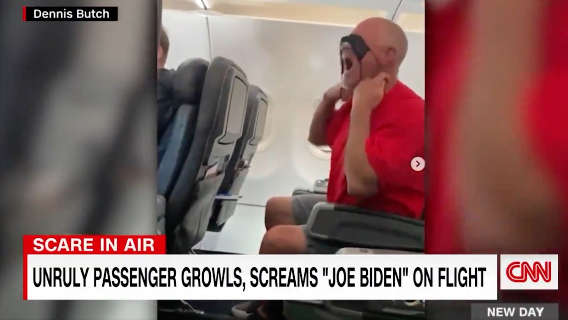 CAUGHT ON CAMERA: Kicked Off Passenger Growls 'Joe Biden' While Mauling ...