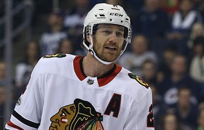 Former Blackhawks defenceman Duncan Keith will have to quarantine during Edmonton Oilers camp because he waited too long to get vaccinated. KEVIN KING/POSTMEDIA FILES