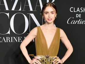 Lily Collins attends the 2019 Harper's Bazaar ICONS on Sept. 6, 2019 in New York City.