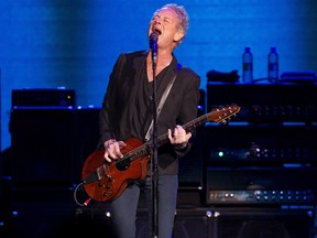 Lindsey Buckingham and Fleetwood Mac perform at Rexall Place in Edmonton on Saturday Nov. 15, 2014.