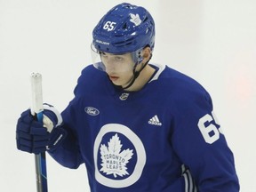 Toronto Maple Leafs Ilya Mikheyev said he’s working on his shot, which could be a lethal mix with both the speed he generates and his active stick. But last year, seven goals in 61 games was a fraction of what he could’ve done by burying more chances. Jack Boland/Toronto Sun