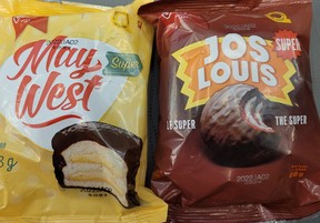 Two popular Vachon products are May West and Jos. Louis. (RUTH DEMIRDJIAN DUENCH photo)