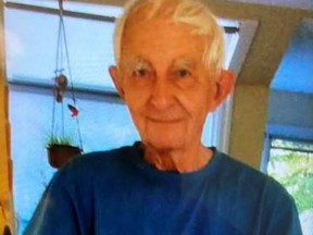 Peter Ashby, 84, was aboard a 27' white sailboat named "Resolute."