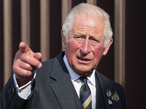 Prince Charles makes a visit to officially open the redeveloped Aberdeen Art Gallery, Schoolhill, on September 21, 2021 in Aberdeen, Scotland