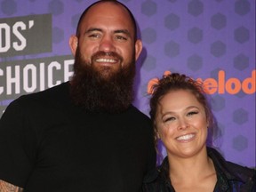 Professional fighter-turned-actress Ronda Rousey announced Monday on social media she has given birth to a baby girl with her husband, mixed martial artist Travis Browne.