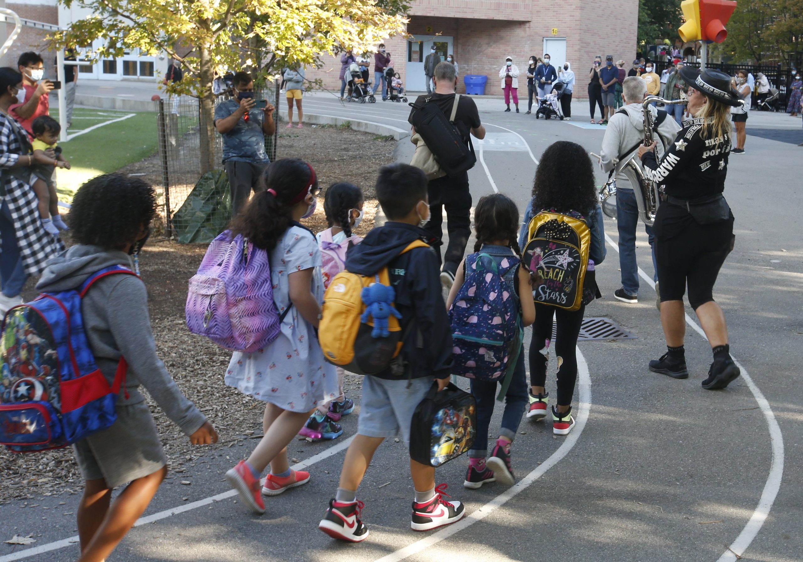 Students at Church Street Public School back Toronto Sun