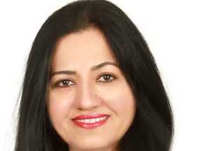 Sonia Sidhu Liberal candidate October 2015. Handout/Postmedia Network