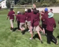 Screengrab of a video that has been circulating around social media showing students from Algonquin, on school property, chanting “f*** Jews” and “Heil Hitler,” while holding their arms in a Nazi salute.