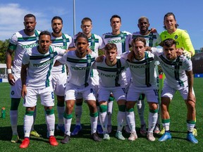 The starting XI for York United FC for its Canadian Premier League game on Sept. 18, 2021, a 0-0 draw against HFX  Wanderers FC.
