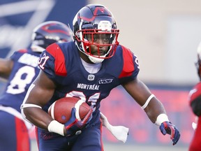 Montreal Alouettes running back William Stanback.
