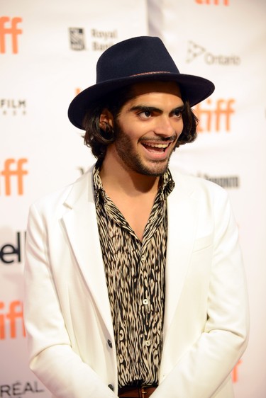 Omar Abu Amer attends the "Huda's Salon" Photo Call during the 2021 Toronto International Film Festival at TIFF Bell Lightbox, Sept. 9, 2021.