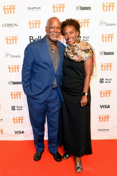 Stanley Nelson Jr. and Marcia A. Smith attend the "Attica" Photo Call during the 2021 Toronto International Film Festival at TIFF Bell Lightbox, Sept. 9, 2021.