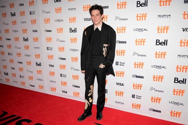 British actor Josh O'Connor arrives for the premiere of the period drama Mothering Sunday at the Toronto International Film Festival, Sept. 9, 2021.