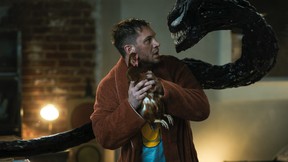 Tom Hardy stars as Eddie Brock/Venom in Columbia Pictures’ “Venom: Let There Be Carnage.”