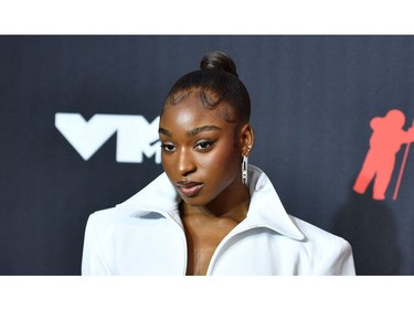 US singer Normani arrives for the 2021 MTV Video Music Awards at Barclays Center in Brooklyn, New York, September 12, 2021. (Photo by ANGELA WEISS / AFP)