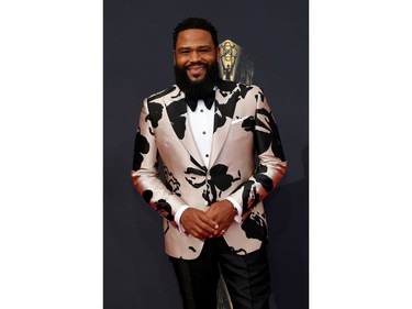 Actor Anthony Anderson arrives at the 73rd Primetime Emmy Awards in Los Angeles, Sept. 19, 2021.