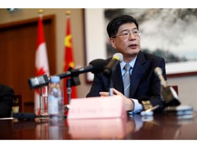 China's Ambassador to Canada, Cong Peiwu, is pictured in a file photo.