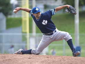 Justin Cicatello was impressive as the Maple Leafs beat the Carindlas in Hamilton on Friday night to sweep their best-of-three first-round playoff series.