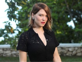 Actor Lea Seydoux poses for a picture during a photocall for the British spy franchise's 25th film set for release next year, titled "Bond 25" in Oracabessa, Jamaica April 25, 2019.