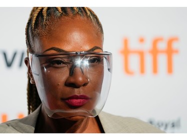 Singer Jully Black poses as she arrives for the premiere of "Oscar Peterson: Black + White" at the Toronto International Film Festival (TIFF) in Toronto, Ontario, Canada September 12, 2021.  REUTERS/Mark Blinch