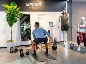 Lululemon MIRROR. The first almost invisible interactive home gym. Lululemon Athletics.