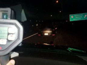 The OPP has caught a beginner driver with a G1 licence going 211 km/h on Hwy. 404 near Newmarket.
