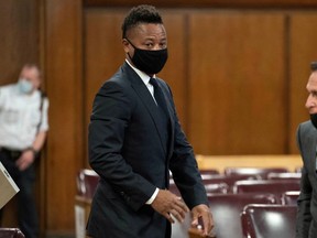 Actor Cuba Gooding Jr. appears in New York Criminal Court in the Manhattan borough of New York City, New York, U.S., August 13, 2020.