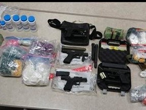 Items seized by Durham Regional Police in drug investigation Project Econoline.
