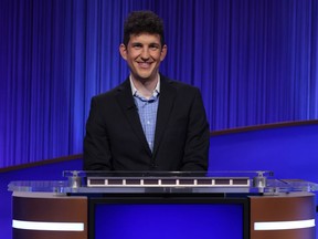 Matt Amodio, a PhD student from Yale University, competes on "Jeopardy!" when it returns for its 38th season on Sept. 13.