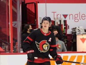 According to reports, there still remains a sizeable gap between Brady Tkachuk and the Ottawa Senators when it comes to putting a value on a new deal..