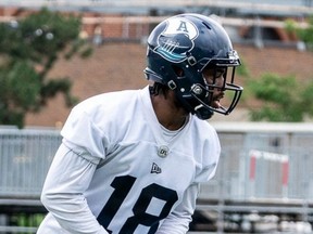 Toronto Argonauts wide receiver Dejon Brissett.