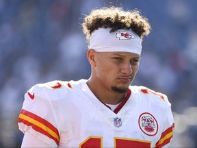 Patrick Mahomes of the Kansas City Chiefs.