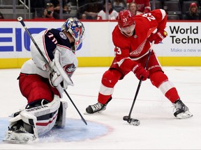 Rookie Lucas Raymond has helped the Detroit Red Wings get off to a good start.