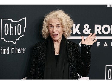 Inductee Carole King attends the 36th Annual Rock & Roll Hall Of Fame Induction Ceremony at Rocket Mortgage Fieldhouse on Oct. 30, 2021 in Cleveland, Ohio.
