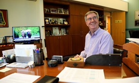 Jim Watson, Mayor of Ottawa, in his office at Ottawa City Hall, October 26, 2021.
