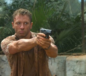 Daniel Craig as James Bond in a scene from Casino Royale.