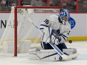 Maple Leafs goalie Jack Campbell should get the start against the Canadiens to open the season next week.