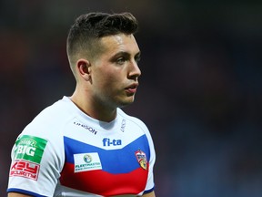Wakefield Trinity Wildcats' Bobbie Goulding during match against Huddersfield Giants at John Smith's Stadium in 2013.