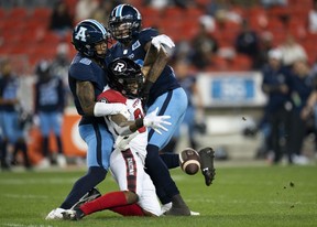 Steve Simmons asks why tickets for the the Argonauts, seen here beating the Ottawa Redblacks on Wednesday, are so difficult to come by. THE CANADIAN PRESS