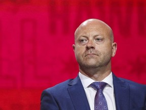 Stan Bowman stepped down as GM of the Chicago Blackhawks and the U.S. men’s Olympic team on Tuesday after a damning report showed he and several others covered up sexual-assault allegations against former video coach Brad Aldrich. AP PHOTO FILE
