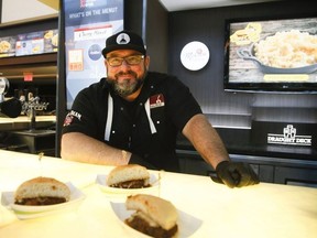 Pictured is Chef Lawrence La Pianta, of Cherry Street BBQ, which is one of the eateries providing  this year's  lineup of various foods at Scotiabank Arena.