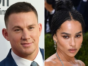 Channing Tatum and Zoe Kravitz.