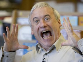 Renowned Canadian children's author Robert Munsch makes a special visit to Nelson Mandela Park School in Toronto in celebration of Family Literacy Day January 26, 2006.