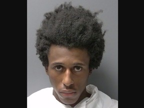 Mugshot of Eliazar Henry, 18, of Mississauga, who faces multiple charges in connection with a Brampton shooting on Dec. 24, 2020.
